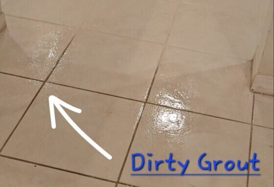 Tile and dirty grout cleaning in Miramar FL